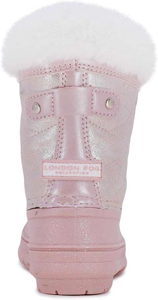 imageLONDON FOG Girls Toddler Endfield Cold Weather Warm Lined Snow BootBlush