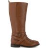 imageLONDON FOG Girls Brooke Knee High Fashion Boot Zip Up Boot With Fashion BuckleCognac