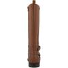 imageLONDON FOG Girls Brooke Knee High Fashion Boot Zip Up Boot With Fashion BuckleCognac