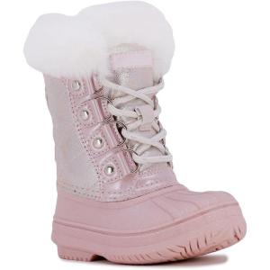 imageLONDON FOG Girls Toddler Endfield Cold Weather Warm Lined Snow BootBlush