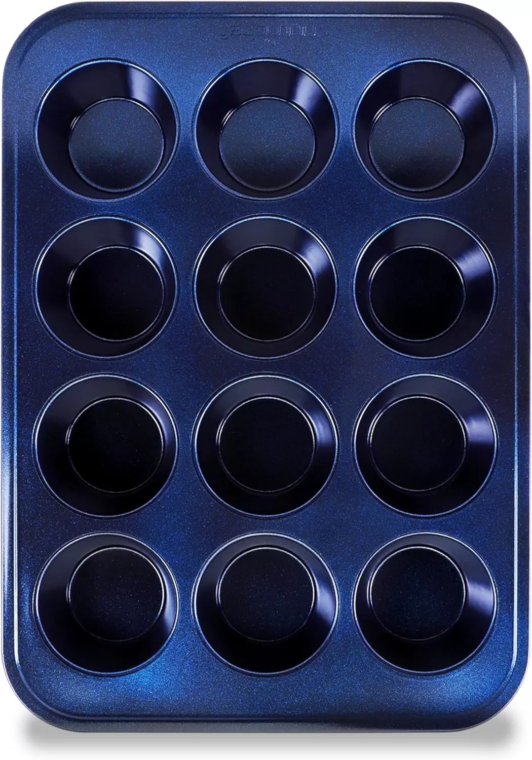 imageNutriChef 12cup Golden Oven Muffin Pan NonStick Coated Layer Surface Even Heating Muffin Tray for Muffins Cupcakes Pastries ampamp Mini Pies Used for Model Number NCBK6TR7 and NCBK6TR75nonstick muffin pan  blue