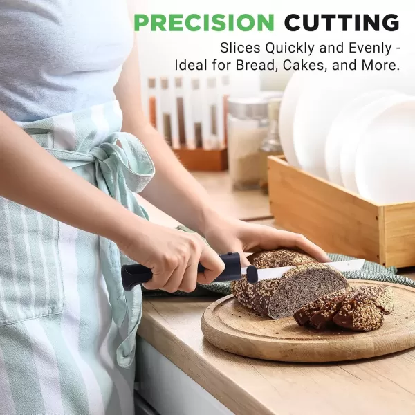 imageNutriChef Cordless Electric Knife  Easy to Use Constant ONOFF Safety Function Button  Carve Turkey Meats Poultry Bread Cheese ampamp More  Lightweight with Contoured Grip Handle  White ampamp GreyBlack