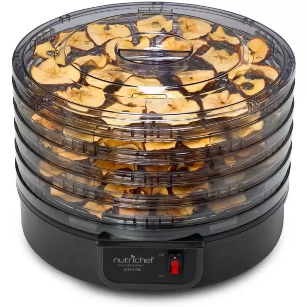 imageNutriChef Food Dehydrator Machine  Professional Electric MultiTier Food Preserver Meat or Beef Jerky Maker Fruit ampamp Vegetable Dryer with 5 Stackable Trays