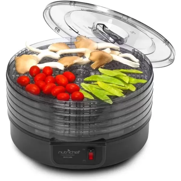 imageNutriChef Food Dehydrator Machine  Professional Electric MultiTier Food Preserver Meat or Beef Jerky Maker Fruit ampamp Vegetable Dryer with 5 Stackable Trays