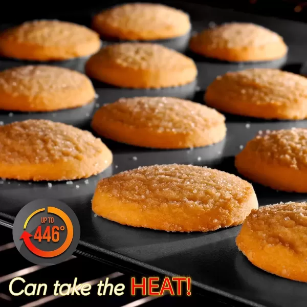 imageNutriChef 3Piece NonStick Cookie Sheets for Baking  Heavy Duty Steel Baking Sheet Pans for Toasters ampamp Oven  Small Medium ampamp Large Size Baking Trays  PFOS PFOA PTFEFree Nonstick Coating