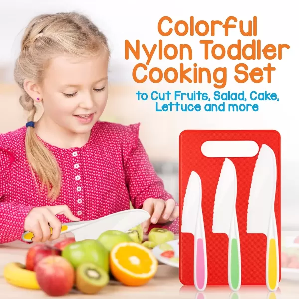 imageNutriChef Kids Cooking ampamp Baking Set  Complete Cooking Set for Girls ampamp Boys Includes Little Chefs Apron Kitchen Supplies Nylon Knives Utensils ampamp Baking Tools Great Gift for Ages 4 and Up
