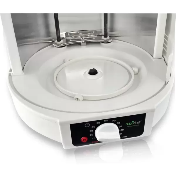 imageNutriChef AZPKRT15 Vertical Rotisserie Cooker 1 pounds White