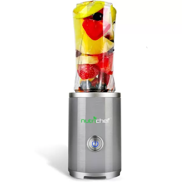 imageNutriChef Cordless Personal Portable Blender  Professional 300ml Wireless Travel Mini Blender Electric Shaker Bottle Protein ShakesSmoothies Maker wBuiltin Rechargeable Battery  NCBL100RC