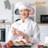 imageNutriChef Premium 10Piece Bakeware Set  Flexible Nonstick Carbon Steel Stylish Red Silicone Handles Oven Safe Up to 450F Dishwasher Safe Ideal for Baking Cakes Muffins ampamp More