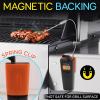 imageNutriChef Bluetooth Grill BBQ Meat Thermometer 150 ft Wireless Digital Monitoring Timer ampamp Alarm for Smoker Oven