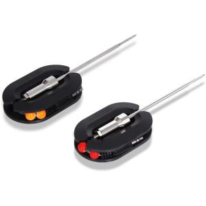 imageUpgraded Barbecue Thermometer Temperature Probes  2 Pcs Stainless Steel for NutriChef PWIRBBQ80 Bluetooth Wireless BBQ Digital Thermometer  Works w All Kinds of Meat  NutriChef