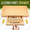 imageNutriChef Natural Bamboo Cheese Board Set with Bonus Condiment CupExtra Large Size 100 Home Organic Wooden Plate and Charcuterie Tray with 4 pcs Cutting Knife SlicerRectangular