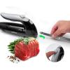 imageNutriChef Upgraded Premium NutriChef Electric Knife  89quot Carving Knife Serrated Blades Lightweight Ergonomic Design Easy Grip Easy Blade Removal Great For Thanksgiving Meat ampamp Cheese Black 