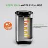 imageNutriChefKitchen Hot Water Urn Pot Insulated Stainless SteelAuto ampamp Manual DispenseAuto BoilerSafety Lock Shutoff 338 QT 32L  Auto Boiler Shut Off One sizeWater Urn Pot