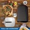 imageNutriChef NutriChefKitchen Pizza Peel for Oven and GrillDurable and Safe Aluminum Base with Stainless Steel Handle One Size