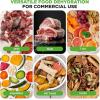 imageNutriChef 20 Layer Commercial Food Dehydrator Machine  Includes 20 Stainless Steel Trays Builtin Digital Timer and Temperature Control Ideal for Jerky Meat Fruit Pet Treats and VegetablesSilver