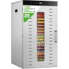 imageNutriChef 20 Layer Commercial Food Dehydrator Machine  Includes 20 Stainless Steel Trays Builtin Digital Timer and Temperature Control Ideal for Jerky Meat Fruit Pet Treats and VegetablesSilver