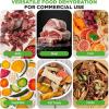 imageNutriChef 20 Layer Commercial Food Dehydrator Machine  Includes 20 Stainless Steel Trays Builtin Digital Timer and Temperature Control Ideal for Jerky Meat Fruit Pet Treats and VegetablesSilver