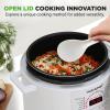 imageNutriChef Electric Pressure Cooker 6 Quart Capacity  9 Function Digital Countertop Pressure Cooker  Adjustable Time ampamp Temperature  Cook Bake Steam Broil ampamp Braise  131 x 114 IN  WhiteWhite