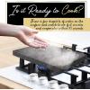 imageNutriChef Sizzle Hot Cooking Stone Grill with Bamboo Platter Tabletop Granite Stone Grill with NonSlip Handles Adjustable Temperature Control 550F Max Heat  Perfect for Meats and VegetablesRugged