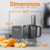 imageNutriChef Food Processor 2 Liter Capacity  Multipurpose ampamp Ultra Quiet Motor  Includes 6 Attachment Blades ampamp Silicone Feet to Prevent Slippage  12 Cup Capacity  PreSet Speed For Easy UseGray