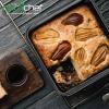 imageNutriChef 9quot Nonstick Square Cake Pan  Heavy Duty Carbon Steel Baking Tray for Kitchen Oven  Bakeware for Cakes Cookies Brownies ampamp More  PFOS PFOA PTFEFree Dishwasher Safe