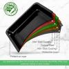 imageNutriChef 9quot Nonstick Square Cake Pan  Heavy Duty Carbon Steel Baking Tray for Kitchen Oven  Bakeware for Cakes Cookies Brownies ampamp More  PFOS PFOA PTFEFree Dishwasher Safe