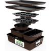 imageNutriChef 8Piece Nonstick Bakeware Set  Baking Tray Set with NonStick Coating Sheet Pan 6 Cups Muffin Pan Round Cake Pan Loaf Pan Square Cake Pan Deep Baking Pan 450F Oven Safe BrownBrown