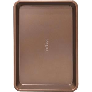 imageNutriChef 13inch Golden Wide Baking Pan NonStick Coated Layer Surface Great for Food Preparation Serving Pastry Dessert Baking Used for Model Number NCBK6TR7 and NCBK6TR75