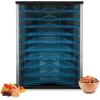 imageNutriChef Food Dehydrator Machine  Professional Electric MultiTier Food Preserver Digital Timer Meat or Beef Jerky Maker Fruit ampamp Vegetable Dryer with 10 Slide Out Trays ampamp Glass Door  PKFD25