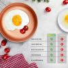 imageNutriChef Copper Pan NonStick Coating Inside HardAnodized Look Heat Resistant Lacquer Outside Silicone Handle NCSQPA 1 Griddle14 pc set