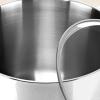 imageNutriChef 19Quart Stainless Steel Stock Pot  188 Food Grade Heavy Duty Induction Large Stock Pot Stew Pot Simmering Pot Soup Pot with See Through Lid Dishwasher Safe  NutriChef NCSP2019 Quarts