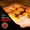 imageNutriChef 3 Piece Baking Pan Set  PFOA PFOS PTFE Free Flexible Nonstick Carbon Steel Bakeware Set  Home Kitchen Bake Pan Cookie Sheet Stackable Baking Tray Set wBlack Silicone Handles NCSBS3S455 Piece Set