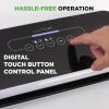 imageNutriChef Automatic Vacuum Air Sealing System for Food Preservation with Starter Kit Compact Design Lab Tested Dry ampamp Moist Food Modes with Led Indicator Lights BlackBlack