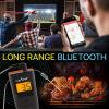 imageNutriChef Bluetooth Grill BBQ Meat Thermometer Digital Wireless Grill Thermometer Timer Alarm 150 ft Barbecue Cooking Kitchen Food Meat Thermometer for Smoker OvenV2 2024