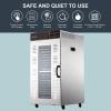 imageNutriChef Commercial Electric Food Dehydrator Machine  14 Shelf Extra Large Capacity  Stainless Steel Trays  1000Watts Digital Timer ampamp Temperature Control  1858 x 1752 x 2252 IN20 shelf