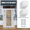 imageNutriChef Commercial Electric Food Dehydrator Machine  14 Shelf Extra Large Capacity  Stainless Steel Trays  1000Watts Digital Timer ampamp Temperature Control  1858 x 1752 x 2252 IN20 shelf