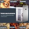 imageNutriChef Commercial Electric Food Dehydrator Machine  14 Shelf Extra Large Capacity  Stainless Steel Trays  1000Watts Digital Timer ampamp Temperature Control  1858 x 1752 x 2252 IN20 shelf