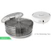imageNutriChef Electric Countertop Food Dehydrator  MultiTier HighHeat Circulation Professional Food Preserver Fruit Vegetable Dryer Meat or Beef Jerky Maker w 5 Stackable Trays  AZPKFD12White