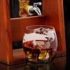 imageNutriChef Glass Whiskey Decanter  850ml Globe Whiskey Carafe Alcohol Decanter Set with Glasses  Liquor Decanter w Stopper ampamp Base For Brandy Wine Cognac Rum Gin Scotch BourbonCutter