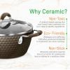 imageNutriChef Nonstick Cookware Excilon Home Kitchen Ware Set with Saucepan Frying Pans Cooking Pots Lids Utensil PTFEPFOAPFOS Free 11 Pcs GrayCoffee