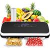 imageNutriChef Automatic Vacuum Air Sealing System for Food Preservation with Starter Kit Compact Design Lab Tested Dry ampamp Moist Food Modes with Led Indicator Lights BlackBlack