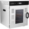imageNutriChef Commercial Electric Food Dehydrator Machine  14 Shelf Extra Large Capacity  Stainless Steel Trays  1000Watts Digital Timer ampamp Temperature Control  1858 x 1752 x 2252 IN14 shelf