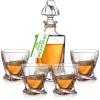 Twist Decanter with Glasses
