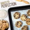 imageNutriChef 2Piece Black NonStick Cookie Sheet Baking Tray Set  Versatile ampamp Durable Carbon Steel Bakeware Sets Stackable ampamp EasyClean NC2TRBLBlack