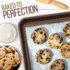 imageNutriChef 2Piece Black NonStick Cookie Sheet Baking Tray Set  Versatile ampamp Durable Carbon Steel Bakeware Sets Stackable ampamp EasyClean NC2TRBLChampagne Gold