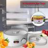 imageNutriChef Dehydrator Machine Professional Electric MultiTier Food Preserver Meat or Beef Jerky Maker Fruit ampamp Vegetable Dryer with 4 Stackable Trays PKFD08