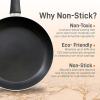 imageNutriChef Kitchen Cooking Utensils Set  Includes Soup Ladle Pasta Fork and Spatula Works with Model NCCWA13Black