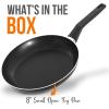 imageNutriChef Kitchen Cooking Utensils Set  Includes Soup Ladle Pasta Fork and Spatula Works with Model NCCWA13Black