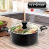 imageNutriChef Kitchen Cooking Utensils Set  Includes Soup Ladle Pasta Fork and Spatula Works with Model NCCWA13Black